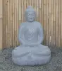  Product image 1 of the product “Seated Buddha made of Riverstone in Dhyana position - gesture of meditation, H. 81cm. ”
